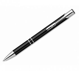 Ручка шариковая OLEG, металл, черная/серебро